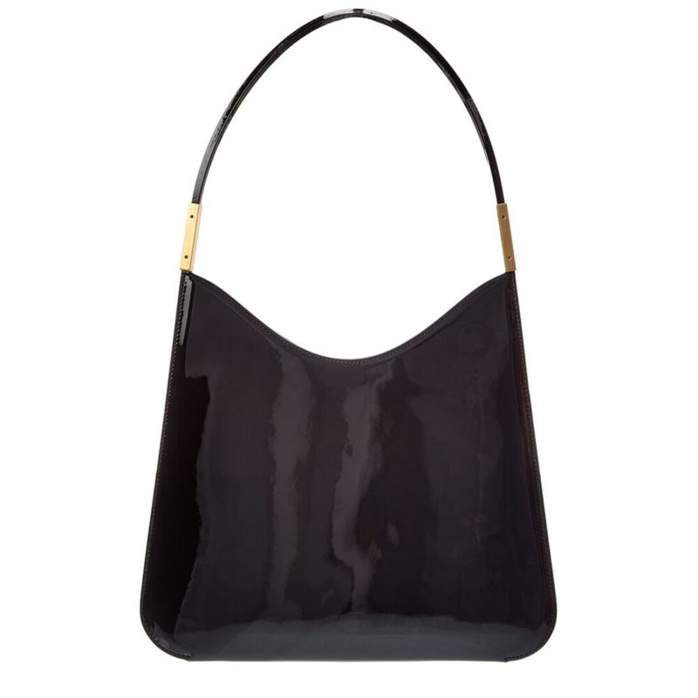Saint Laurent Bo Sadie Patent Hobo Bag, Black - Picture 2 of 5